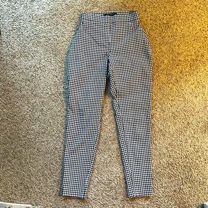 Luxury Black & White Stretchy Pants